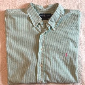 Ralph Lauren Classic Fit Seersucker Shirt